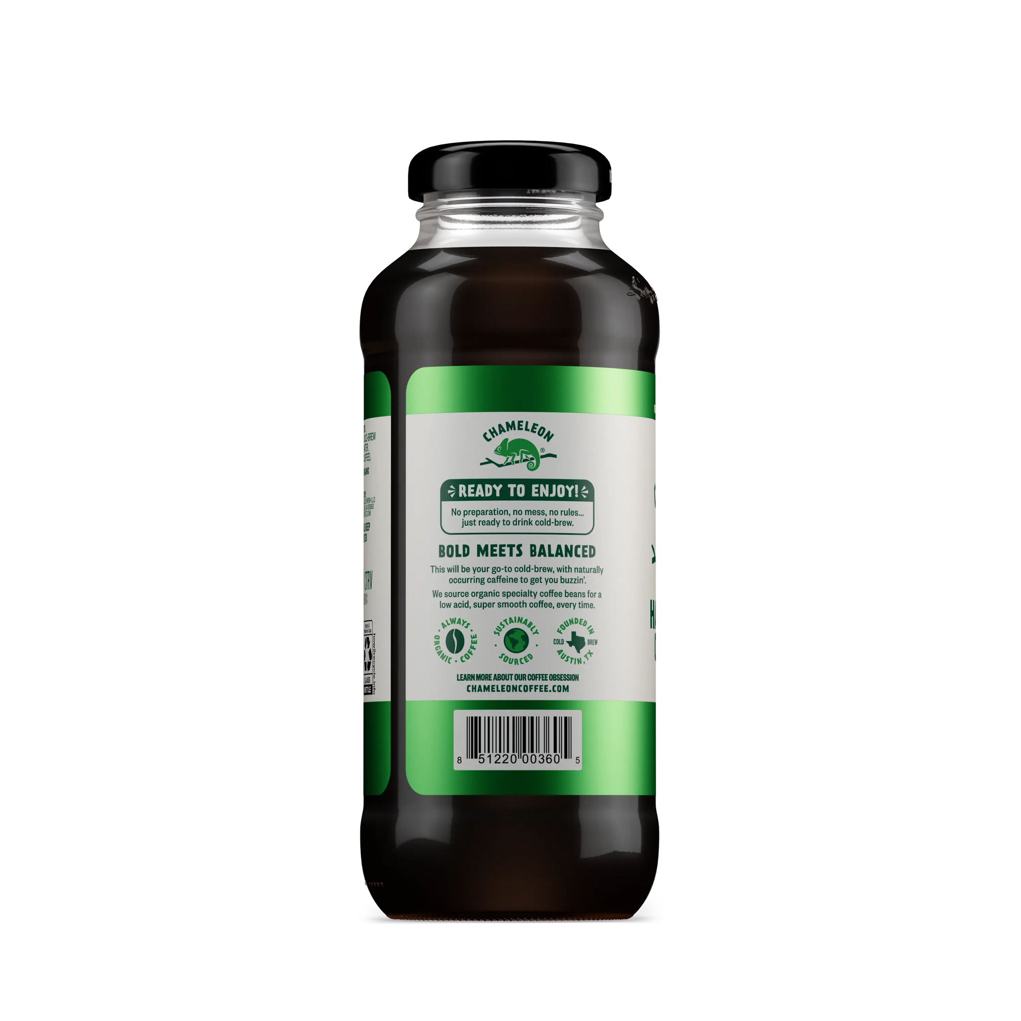 10 oz READY-TO-DRINK BLACK COLD-BREW COFFEE