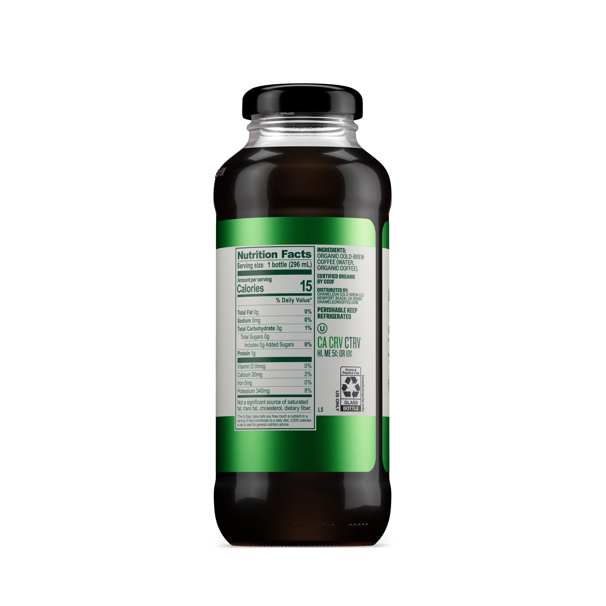 10 oz READY-TO-DRINK BLACK COLD-BREW COFFEE