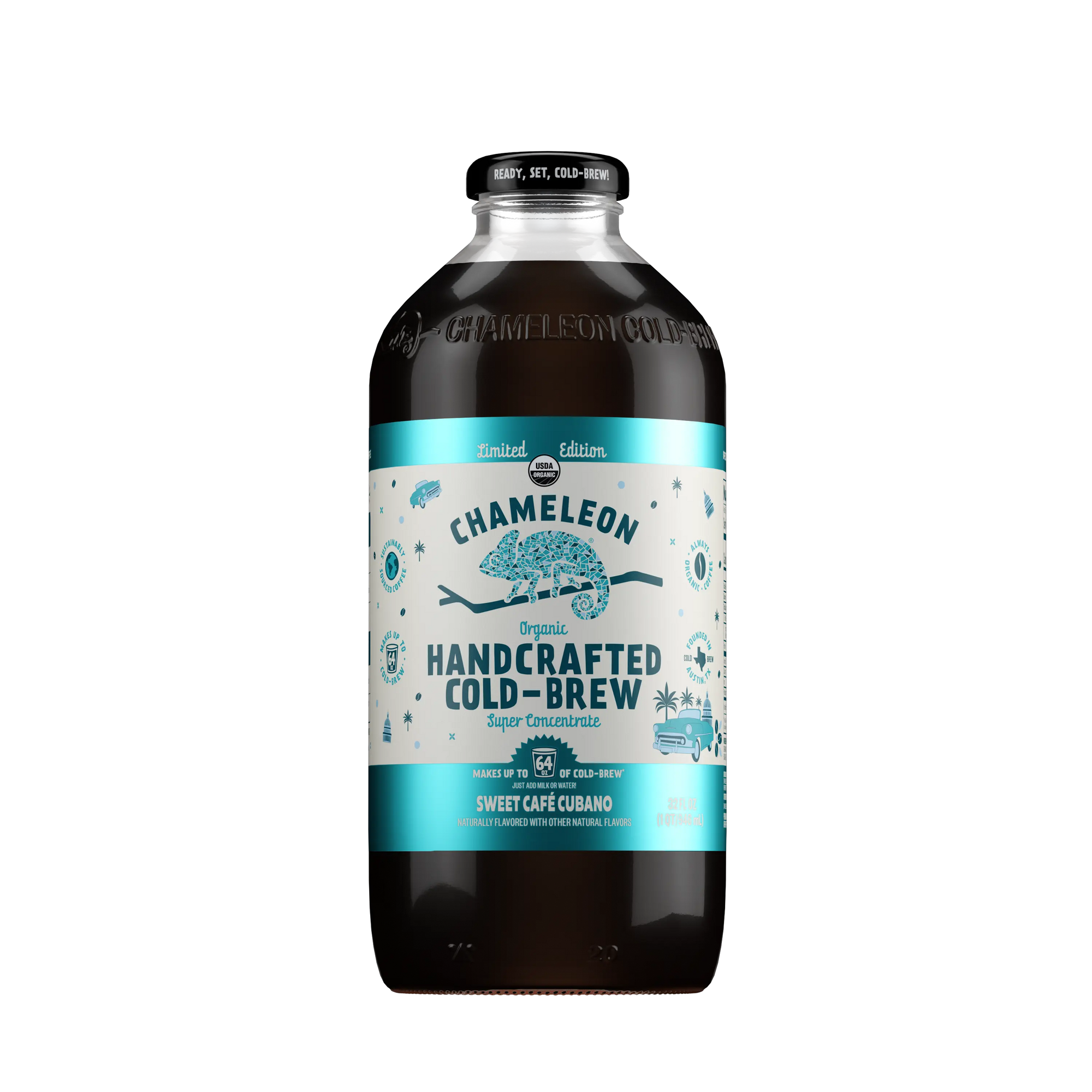32 oz SWEET CAFÉ CUBANO COLD-BREW COFFEE CONCENTRATE