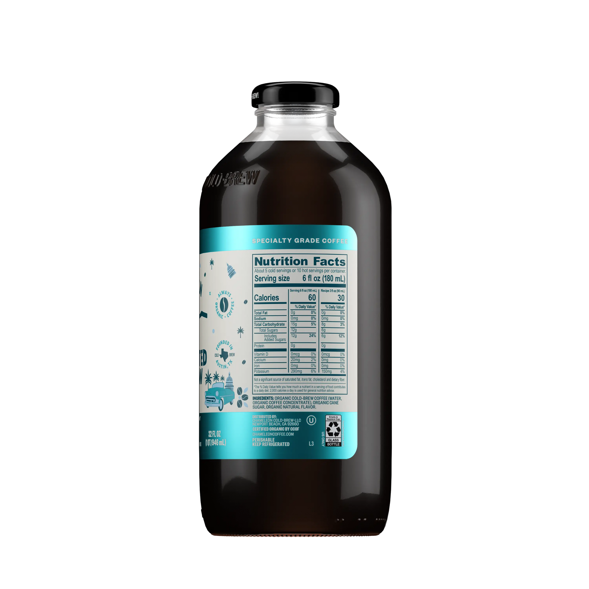 32 oz SWEET CAFÉ CUBANO COLD-BREW COFFEE CONCENTRATE