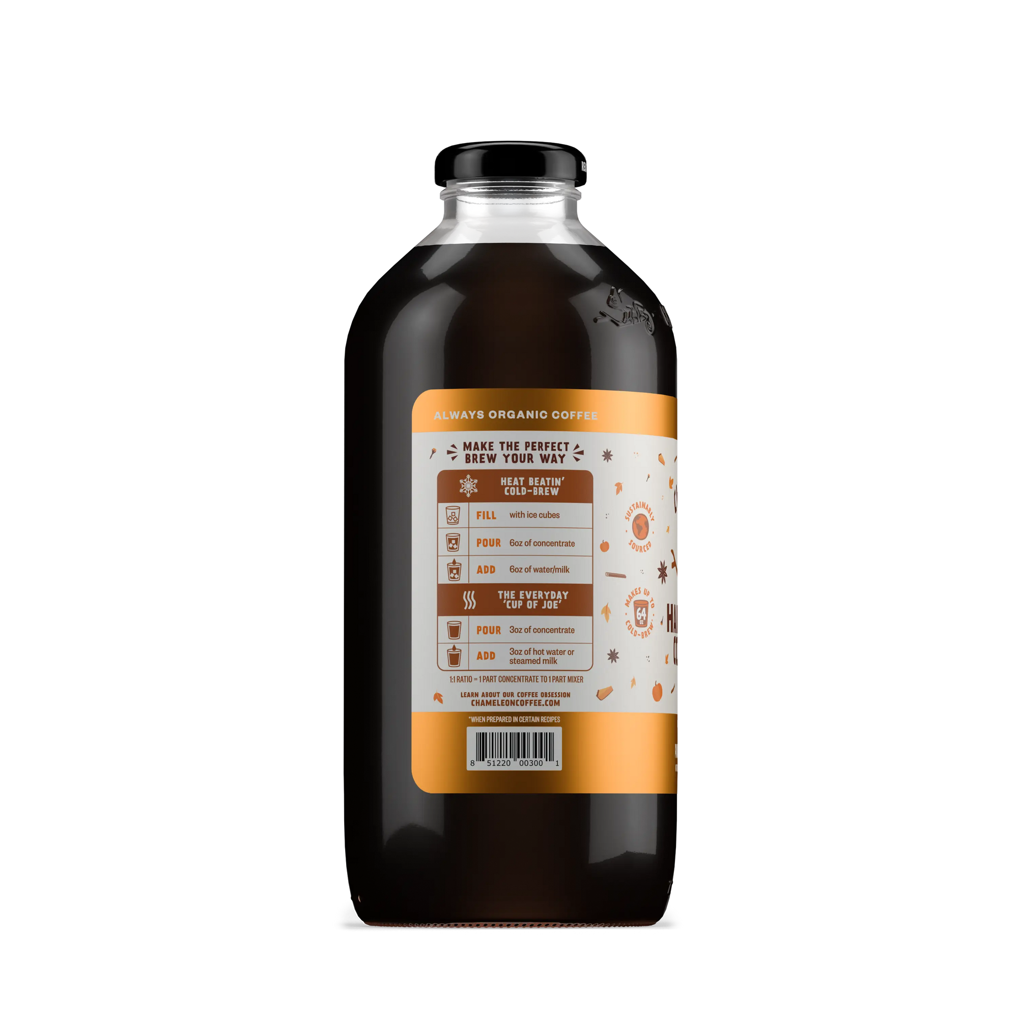 32 oz PUMPKIN SPICED PIE COLD-BREW COFFEE CONCENTRATE