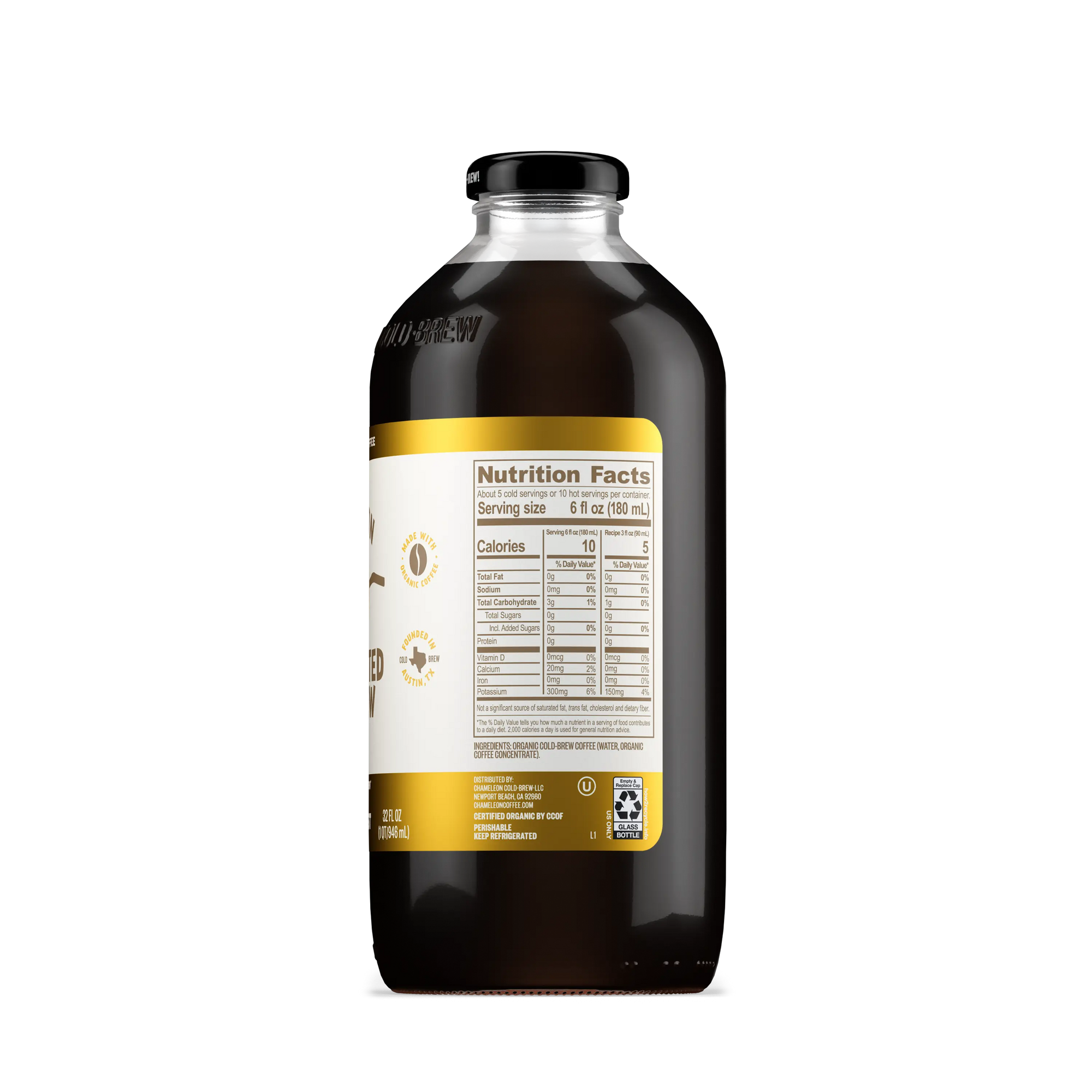 32 oz BLONDE COLD-BREW COFFEE CONCENTRATE